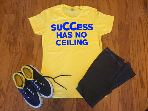 Christ Centered (Success Has No Ceiling) T-shirt - Peachy Brass