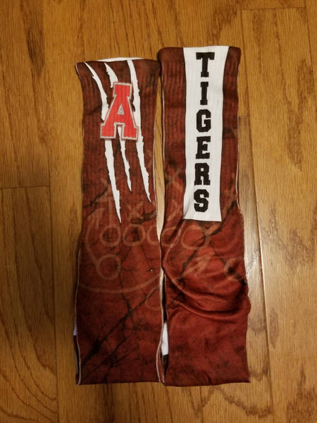 Archer Tigers Socks - Peachy Brass