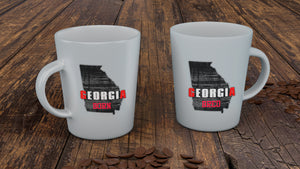 Georgia Born Georgia Bred Mug - Peachy Brass