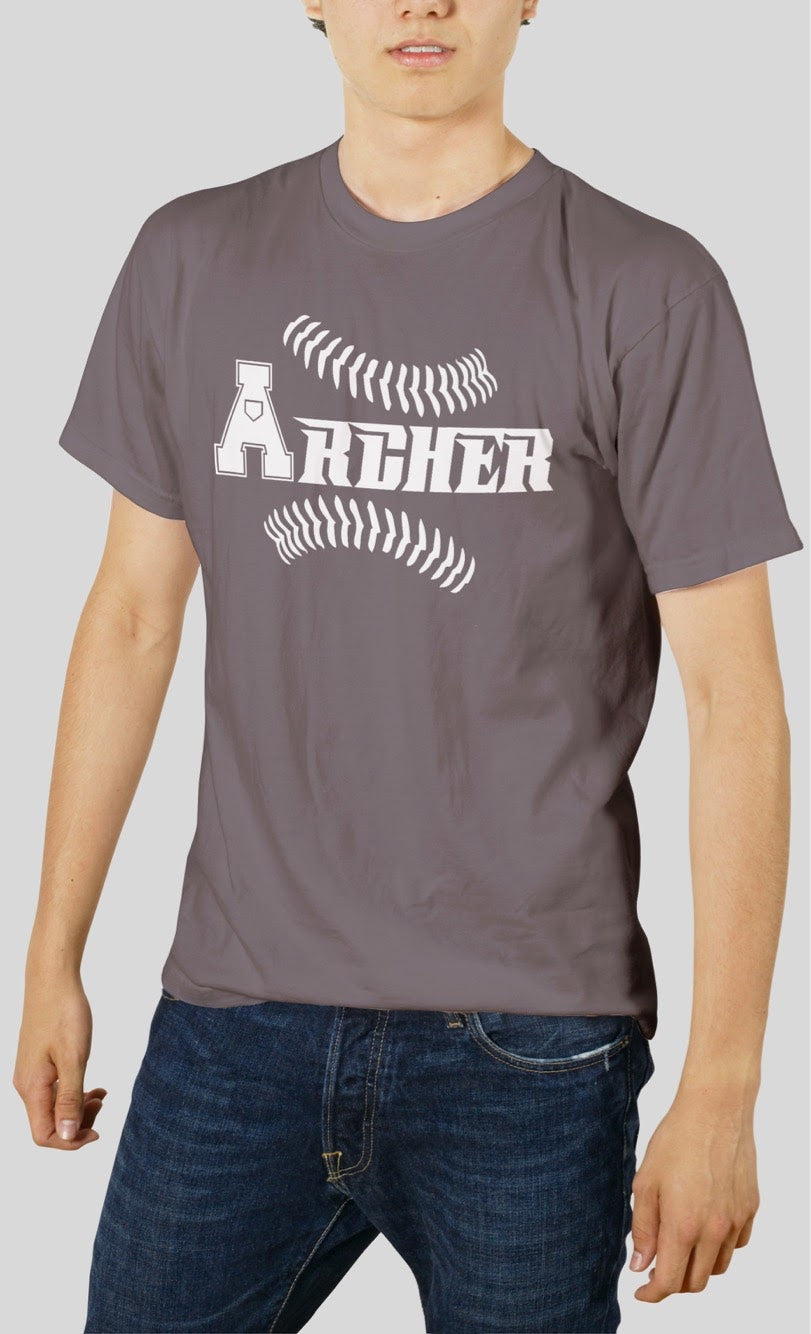 Archer Tigers Baseball Shirt - Peachy Brass