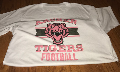 Archer Tigers Pink Out Shirt - Peachy Brass