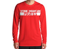 Stone Mountain Pirates Red Blocked Out Shirt - Peachy Brass