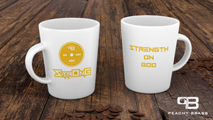 StrOnG (Strength On God) Mug - Peachy Brass