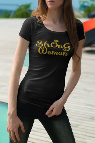 StrOnG Women Shirt - Peachy Brass