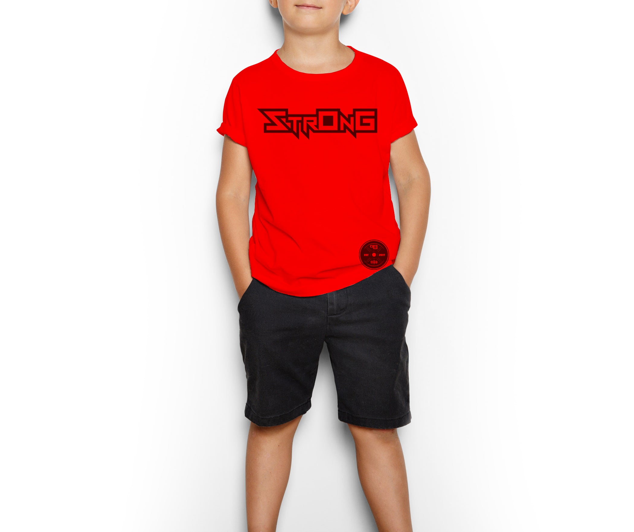 StrOnG T-Shirt (Youth and Adult) - Peachy Brass