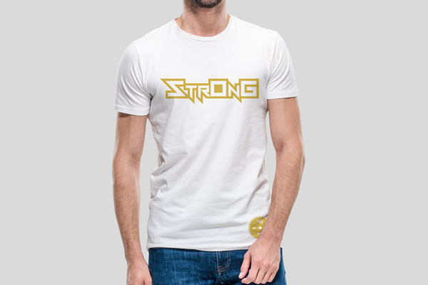 StrOnG T-Shirt (Youth and Adult) - Peachy Brass