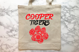 Cooper Tigers Tote bag - Peachy Brass