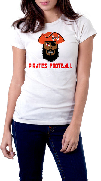 Stone Mountain Pirates Mascot (Short Sleeve Shirt) - Peachy Brass