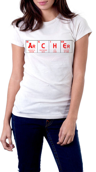 Periodic Table We Are Archer Shirt (Short Sleeve) - Peachy Brass