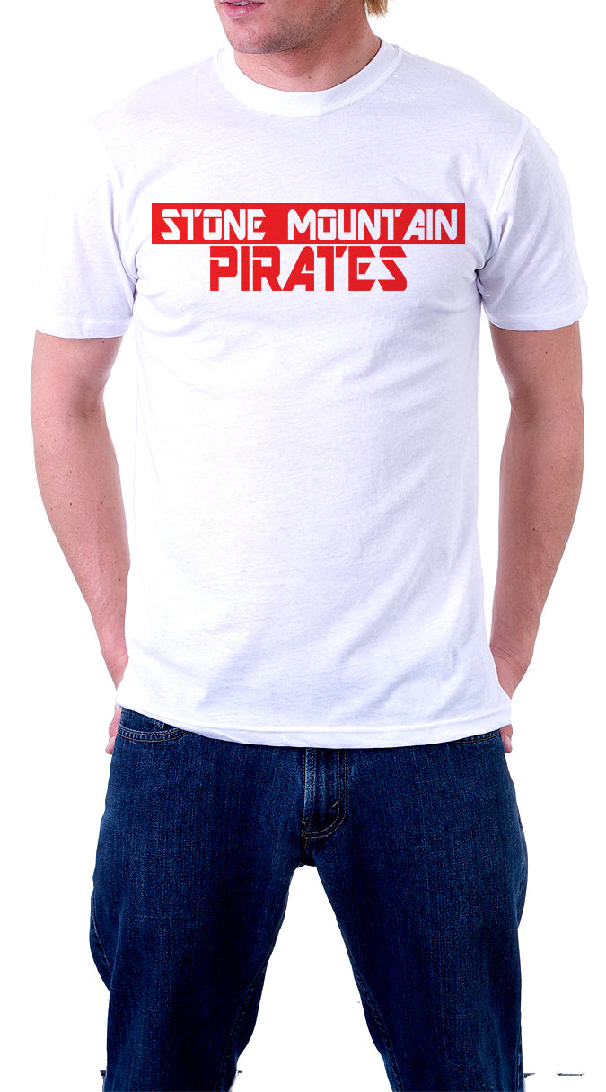 Stone Mountain Pirates Blocked Out Shirt - Peachy Brass
