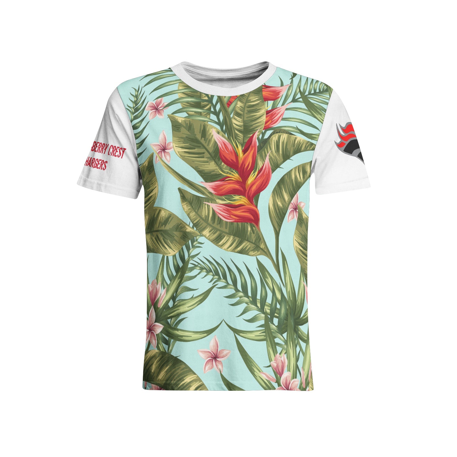 SCHS Hawaiian/Beach Crew Neck T-shirts, T-shirts - Peachy Brass