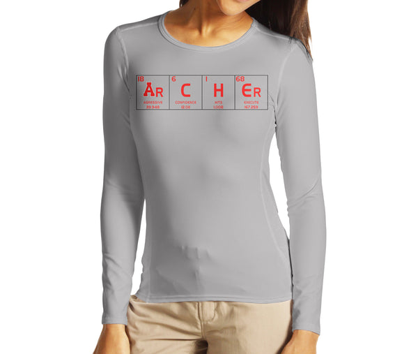 Periodic Table We Are Archer Shirt (Long Sleeve) - Peachy Brass