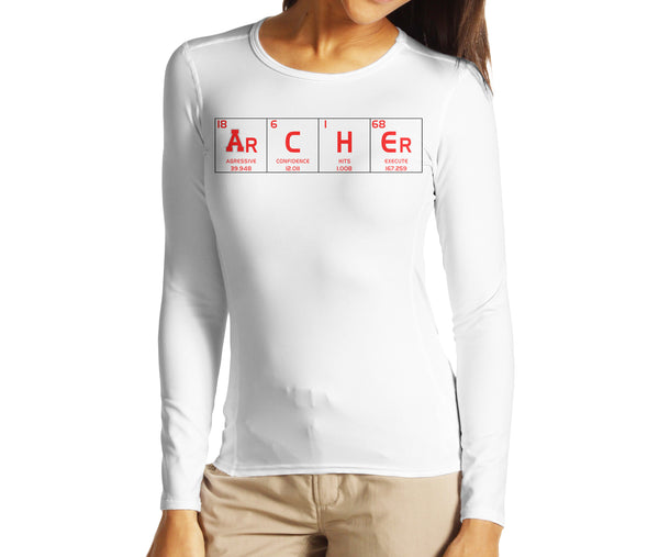 Periodic Table We Are Archer Shirt (Long Sleeve) - Peachy Brass