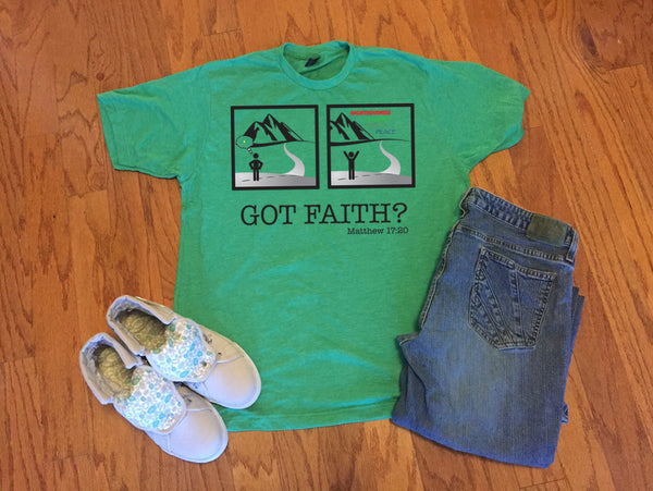 Got Faith? T-Shirt - Peachy Brass