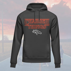 Strawberry Crest(SCHS) Chargers Things Hoodie, Hoodie - Peachy Brass