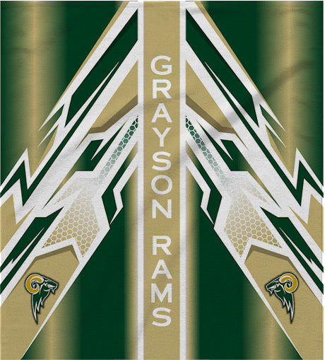 Grayson Rams Towel - Peachy Brass