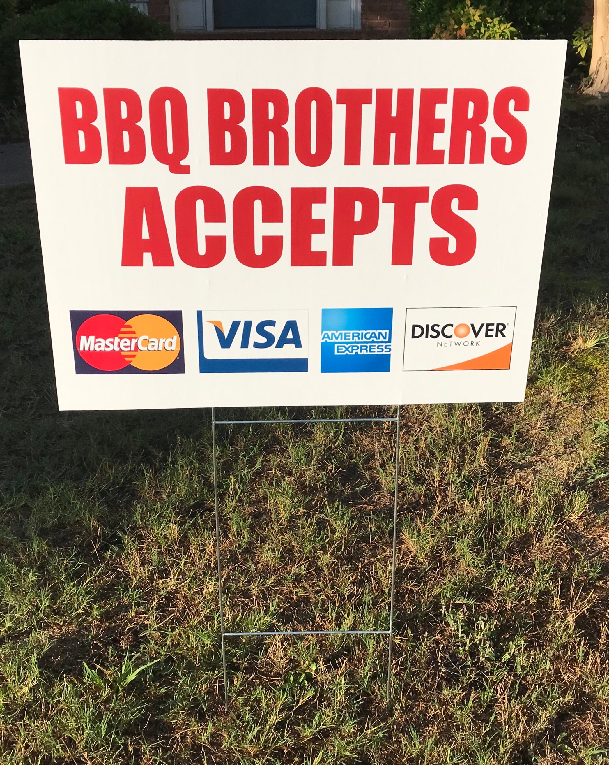 Custom Branding Yard Sign - Peachy Brass