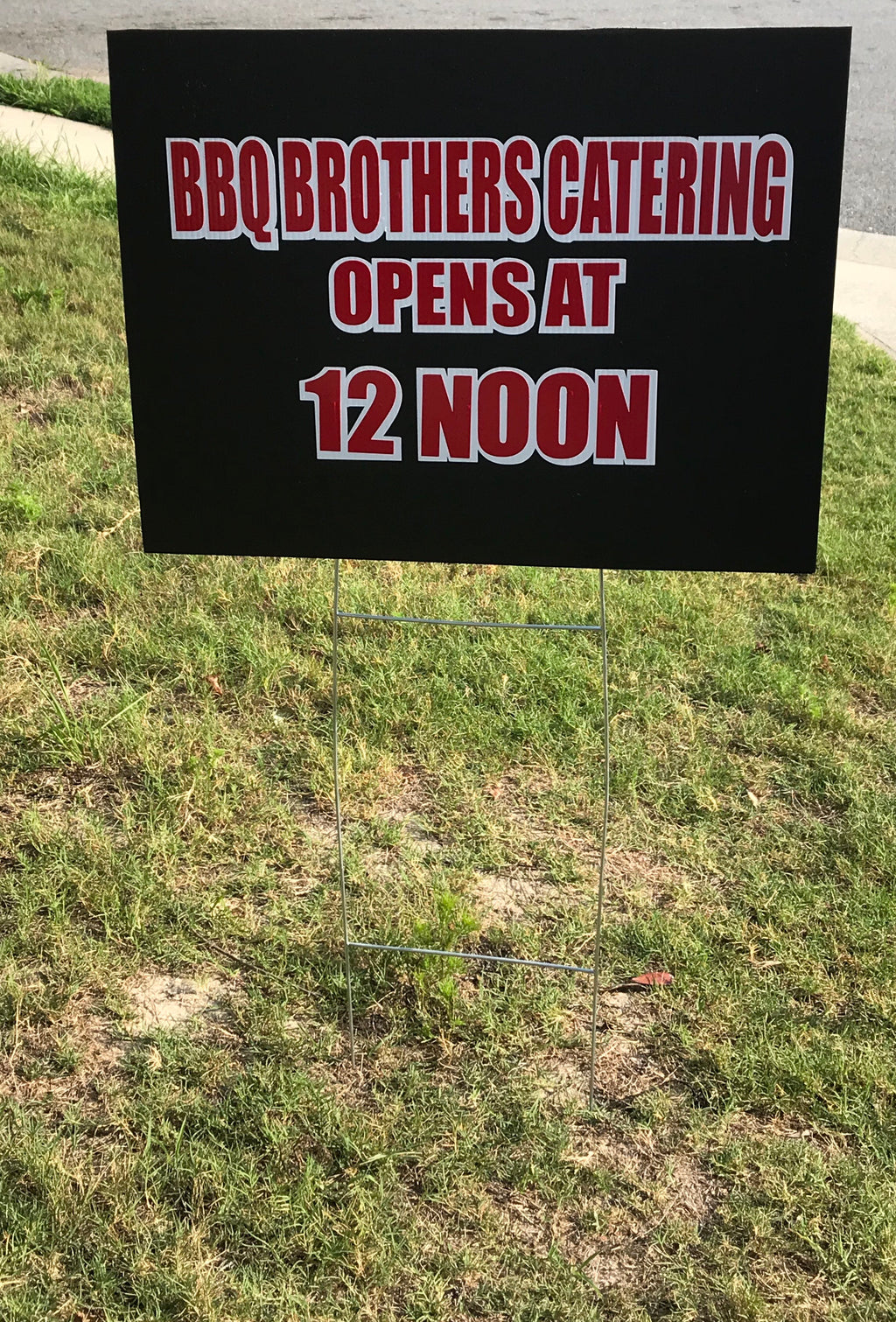 Custom Branding Yard Sign - Peachy Brass