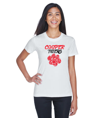 Cooper Paw Print Shirt (White) - Peachy Brass