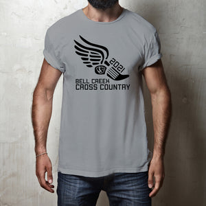 Bell Creek Academy Cross Country Shirt - Peachy Brass