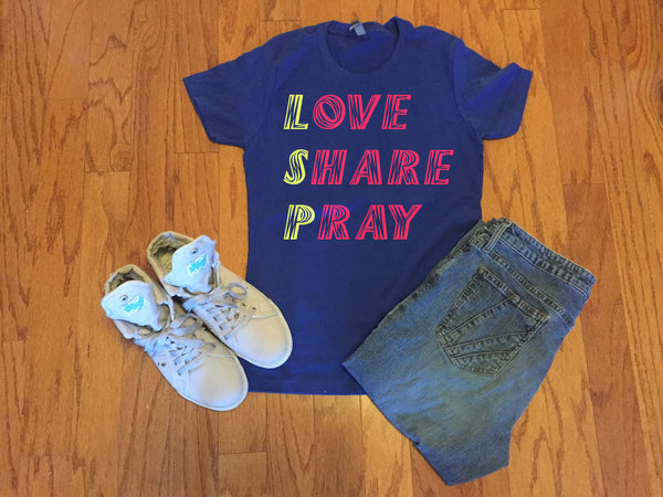 Love Share Pray ST - Peachy Brass