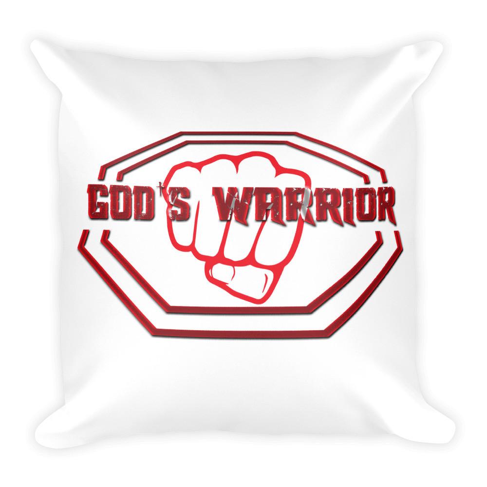God's Warrior Pillow - Peachy Brass