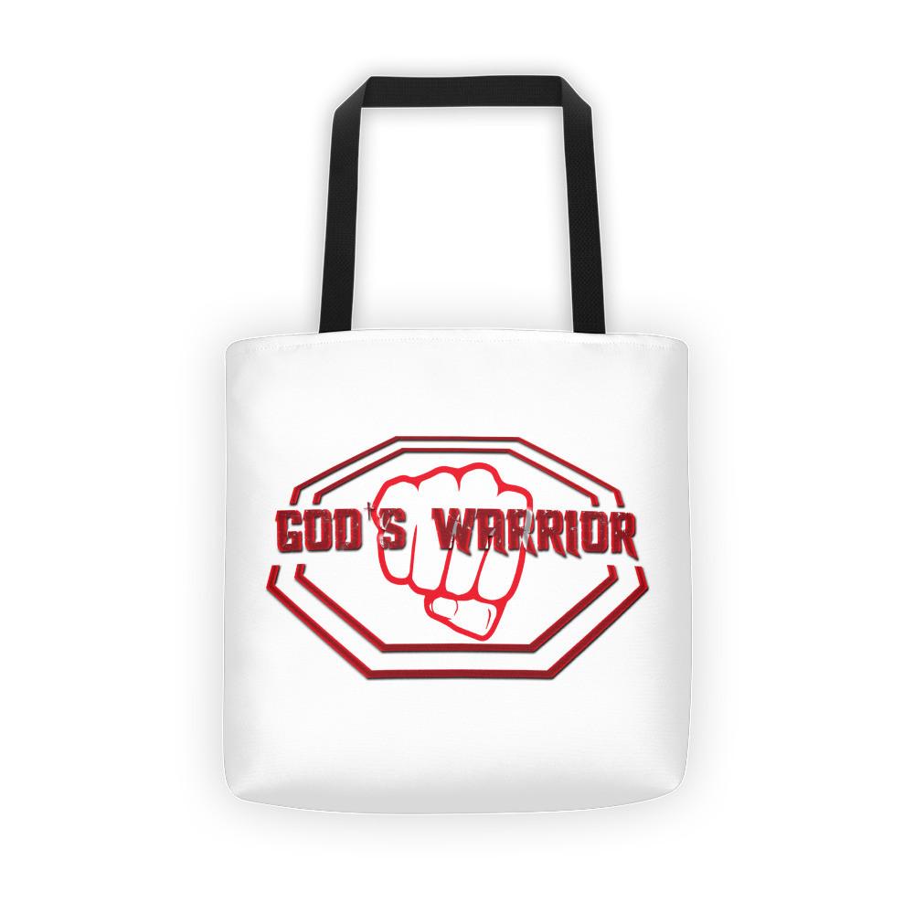 God's Warrior Tote bag - Peachy Brass