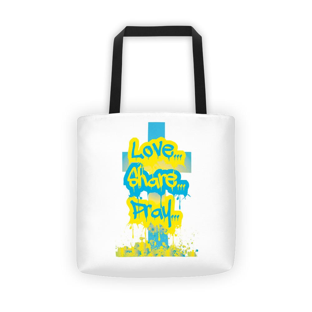 LSP Spray Paint Tote bag - Peachy Brass