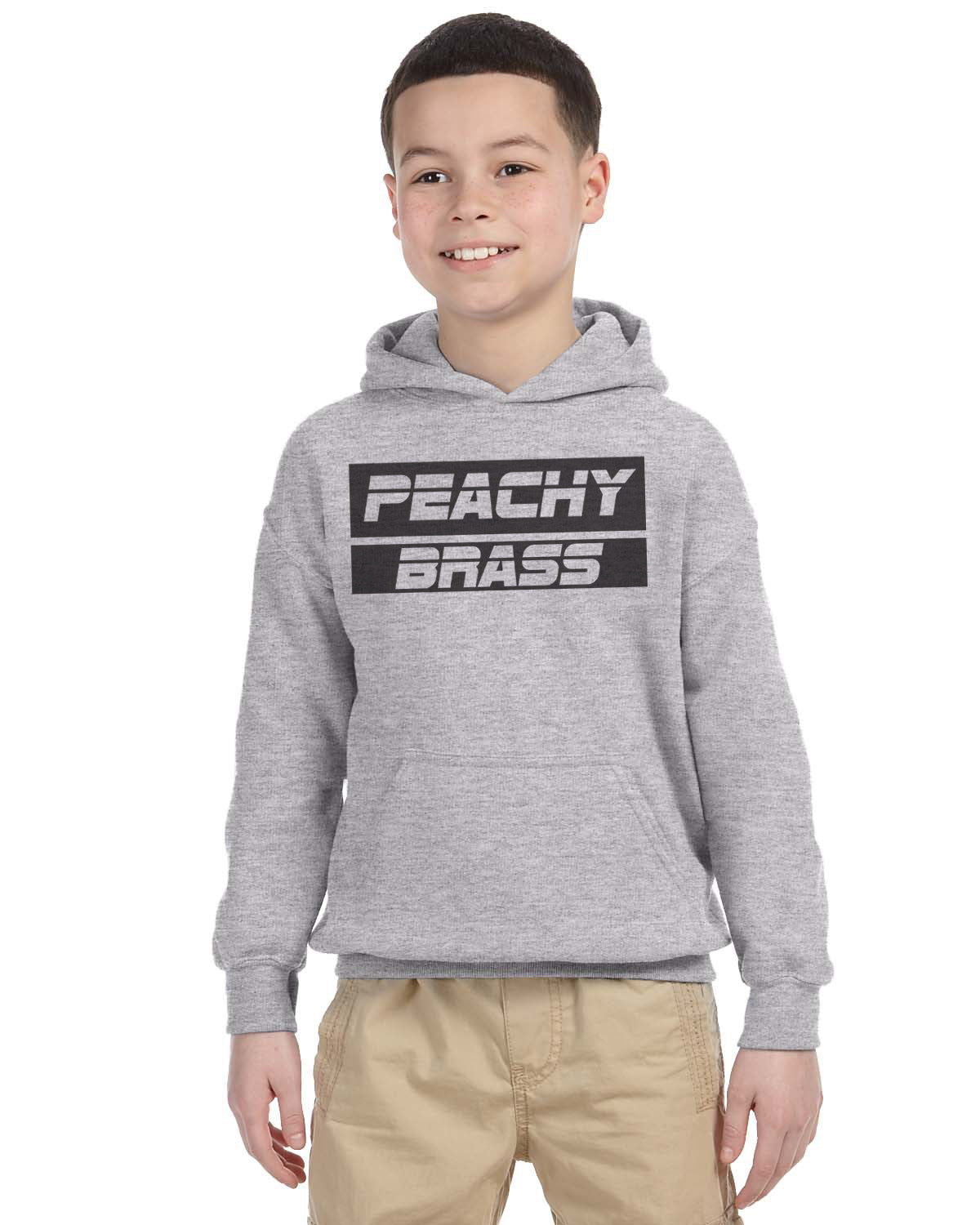 Peachy Brass (Black words) Hoodie - Peachy Brass