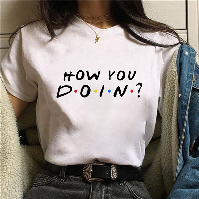 FRIENDS themed T-shirts - Peachy Brass