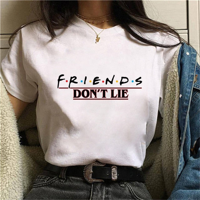 FRIENDS themed T-shirts - Peachy Brass