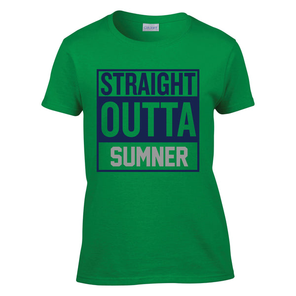 Straight Outta Sumner Stingrays Shirt - Peachy Brass
