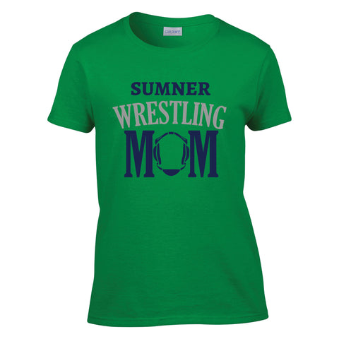 Sumner Stingrays Wrestling Mom Shirt - Peachy Brass