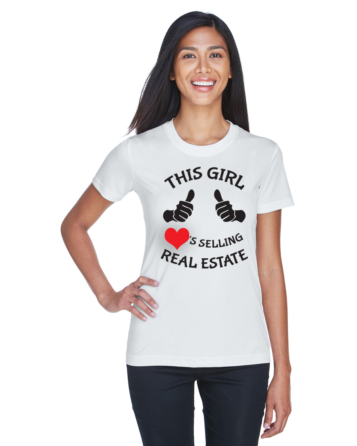 This Girl Loves Selling... Shirt - Peachy Brass